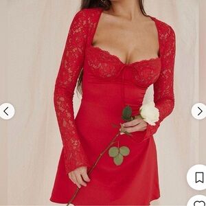 House of CB Red Mini Dress